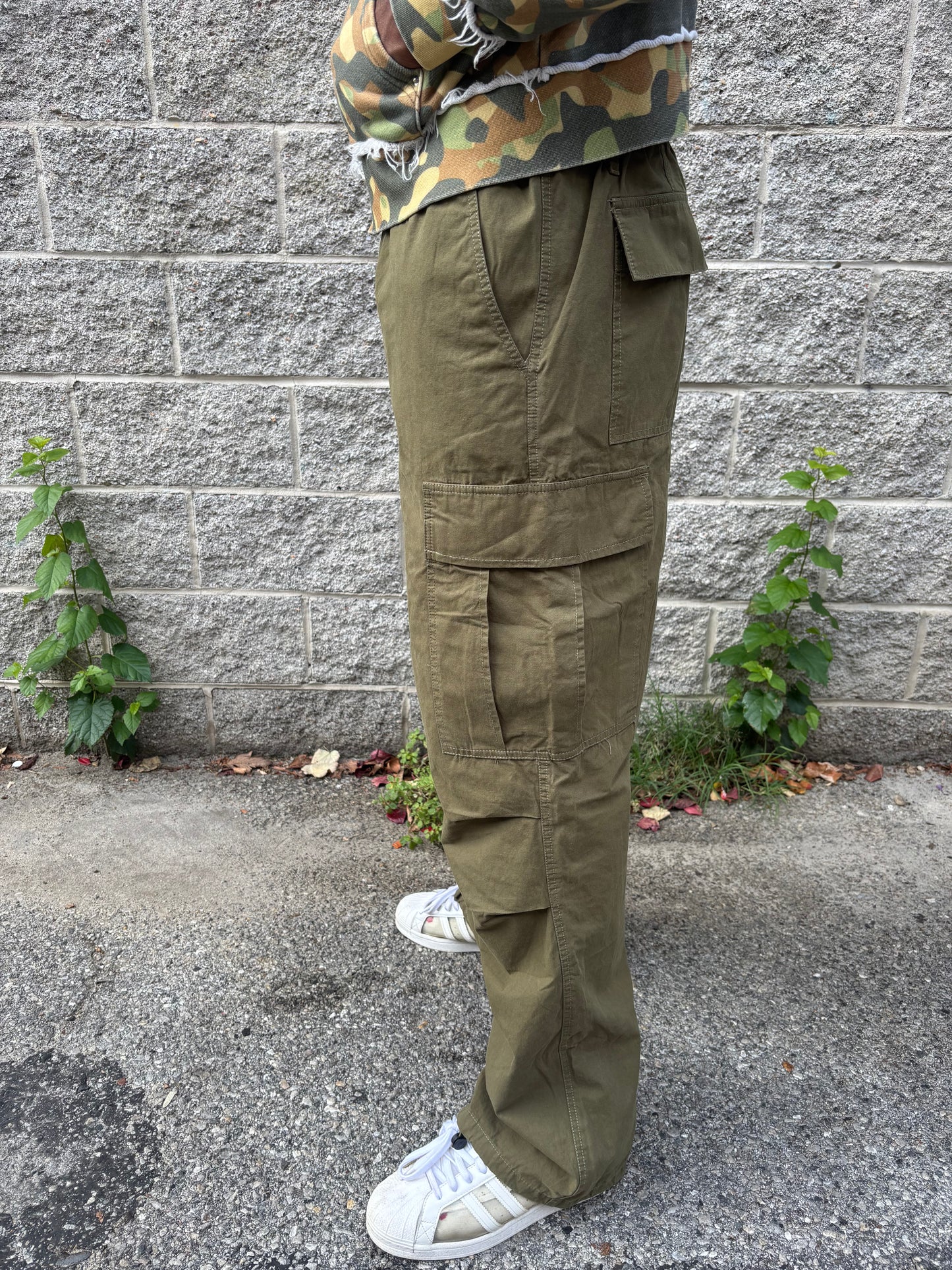 parachute pants (olive)