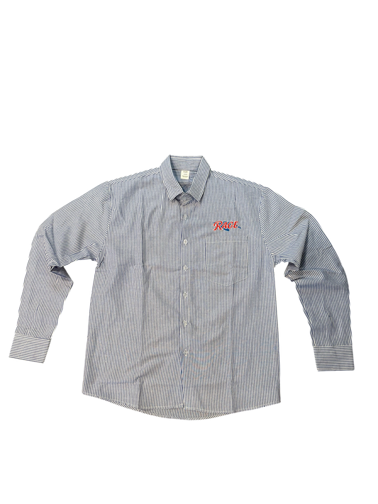 stripe button up